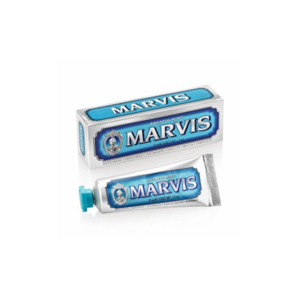 Marvis Aquatic Mint Toothpaste 3.8 oz Fluoride Free, Gluten Free, Paraben Free